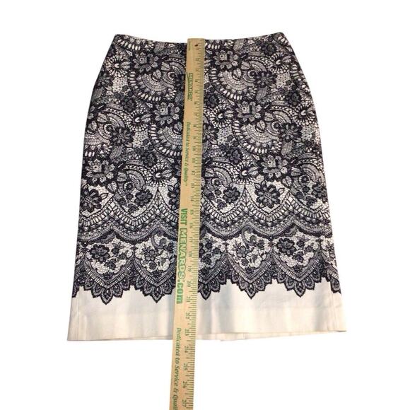 Talbots 2 Floral Cotton Pencil Skirt - Picture 8 of 8